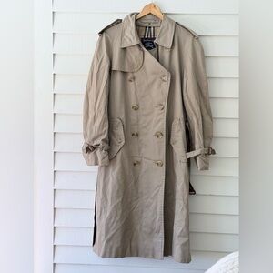 Vintage Burberrys Beige Trench Coat 38 Small